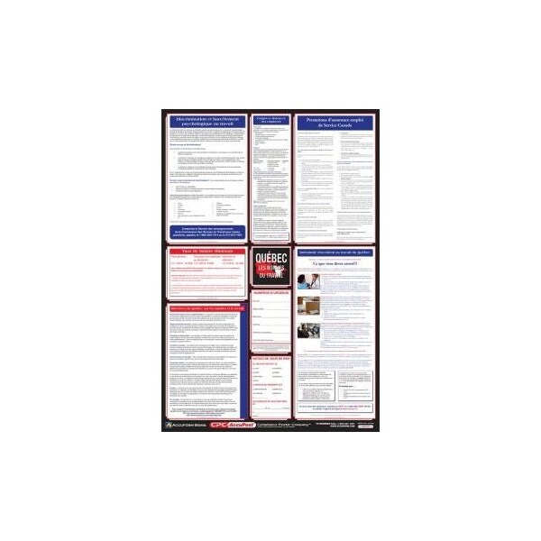 Accuform POSTERS CANADIAN EMPLOYMENT AND PPG414 PPG414 - main